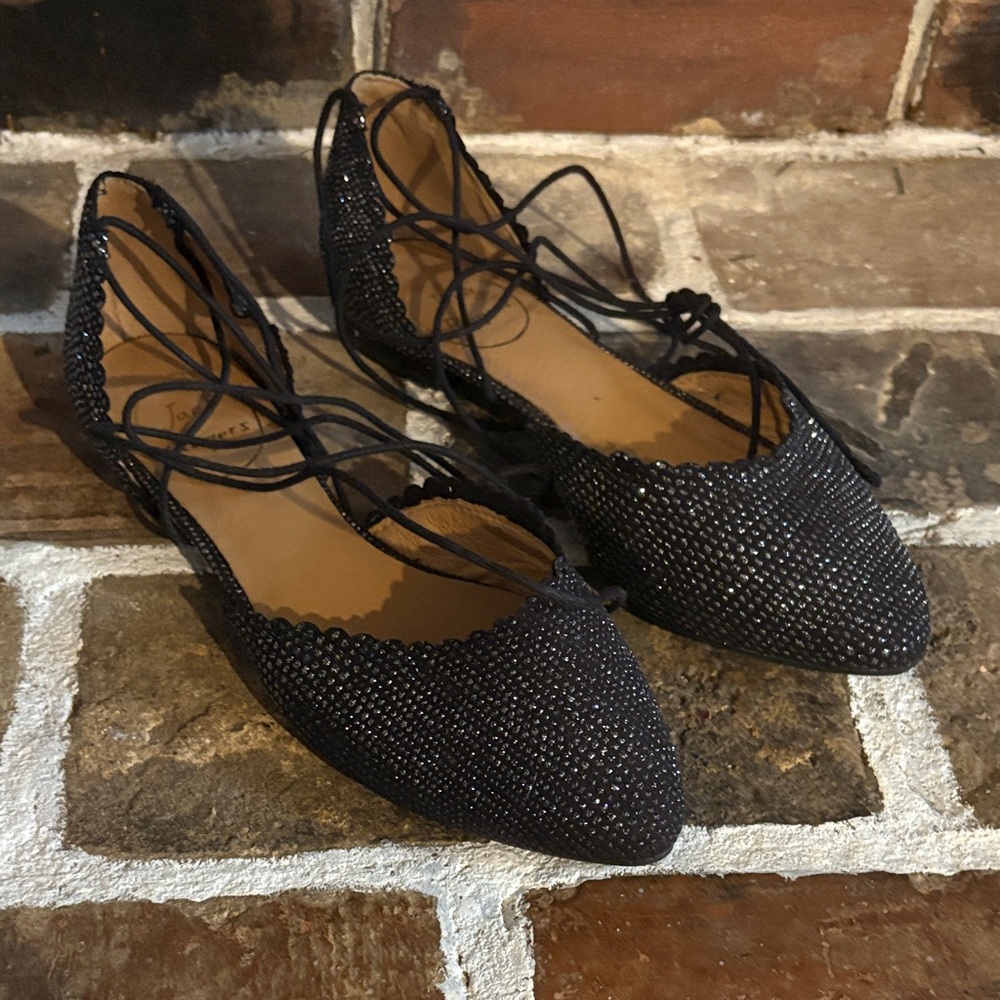 Jack Rogers Elegant Black Lace-Up Women's Shoes